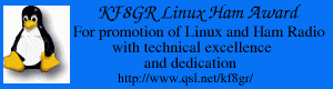 KF8GR Linux Ham Radio Award